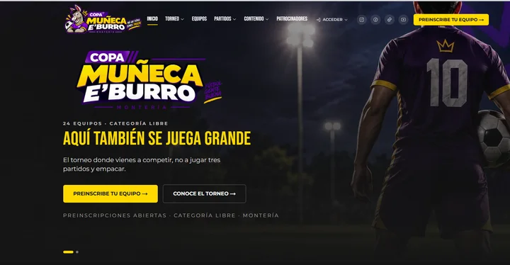 Sitio de la Copa Muñeca E’Burro Montería