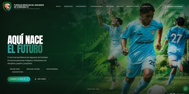Sitio de las Fuerzas Básicas de Jaguares de Córdoba FC